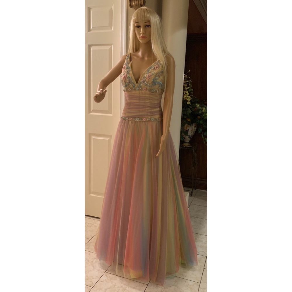 Youthful Yellow Ball Gown